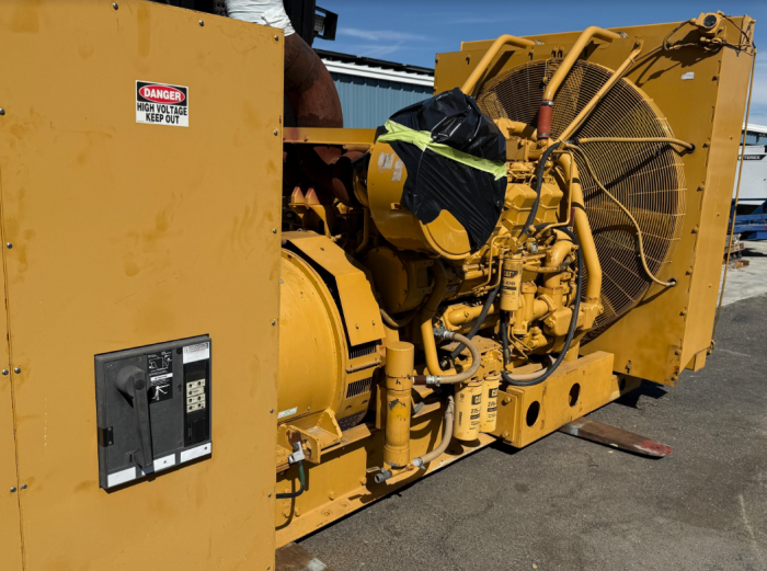 Caterpillar 3508 - 900KW Open Skid Mounted Diesel Generator Set