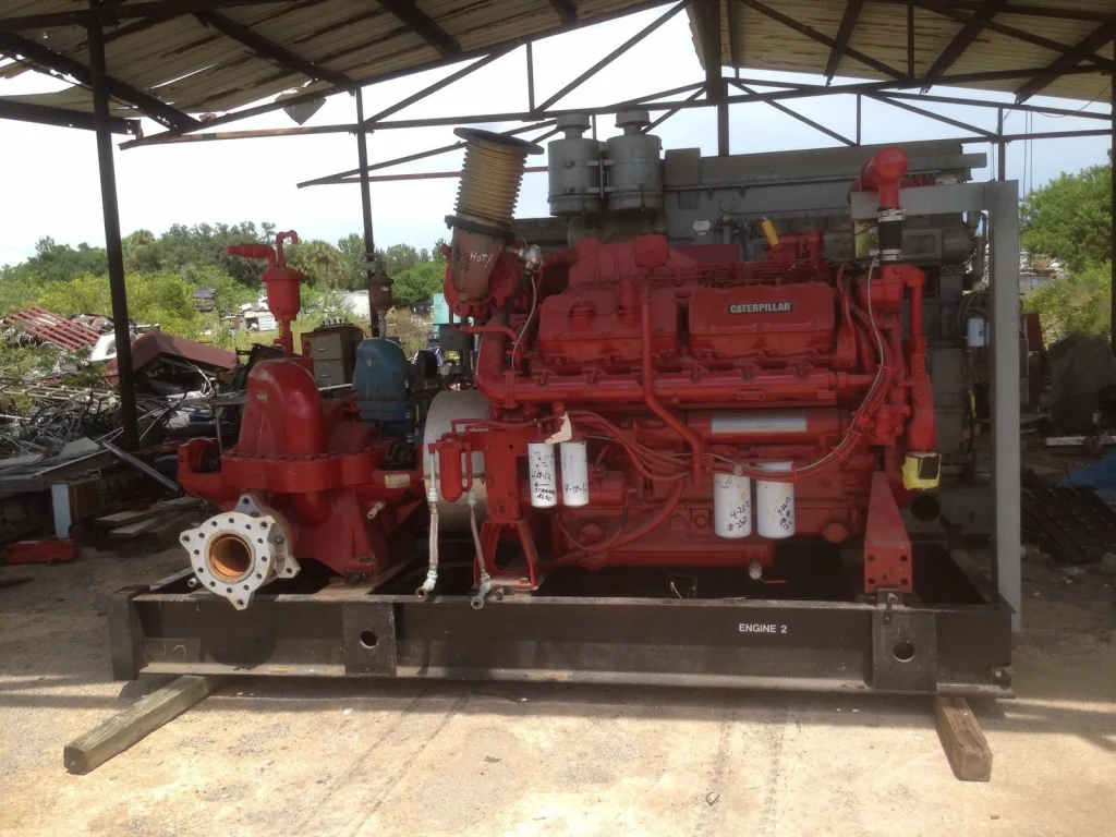 e4615a caterpillar 3412 diesel 510hp firepump