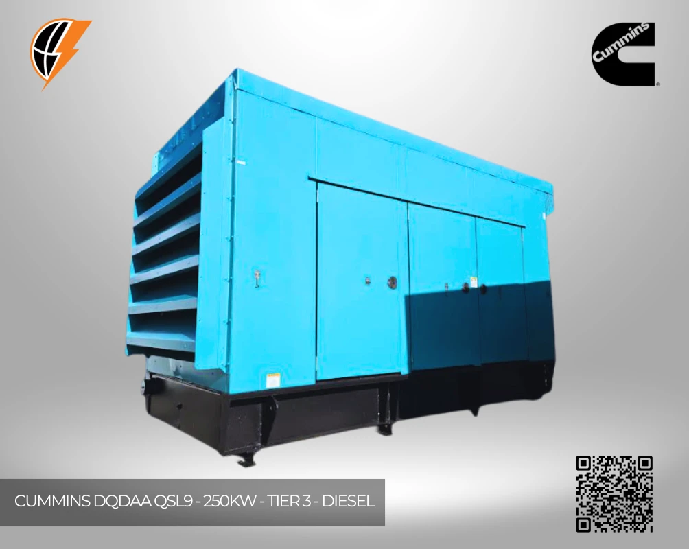 cummins dqdaa qsl9 250kw standby tier 3 diesel generator set