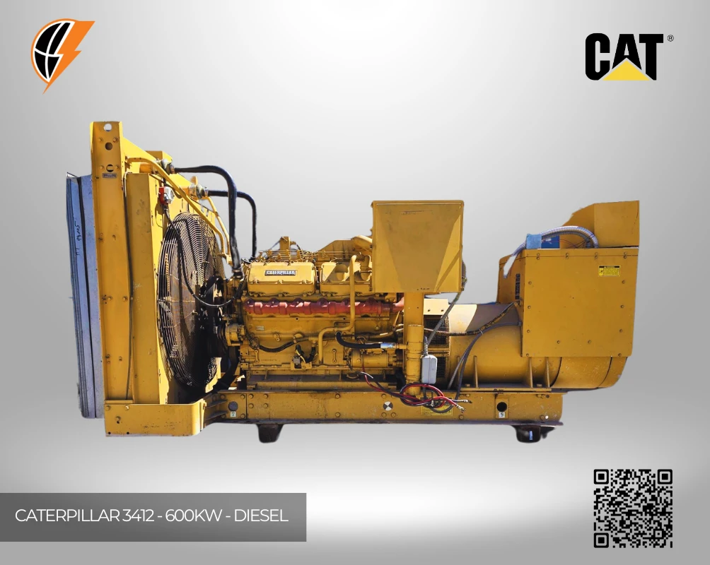 caterpillar 3412 600 kw diesel generator set 1