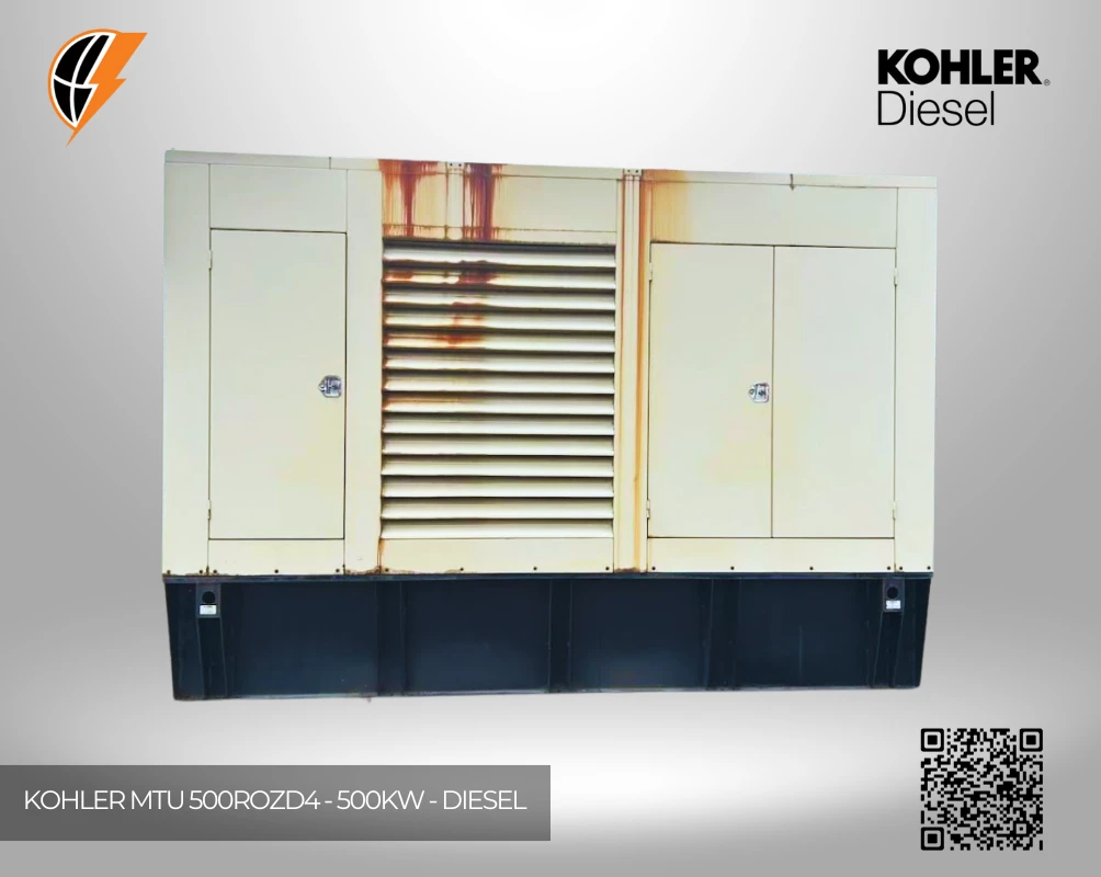 kohler mtu 500rozd4 500kw diesel generator set