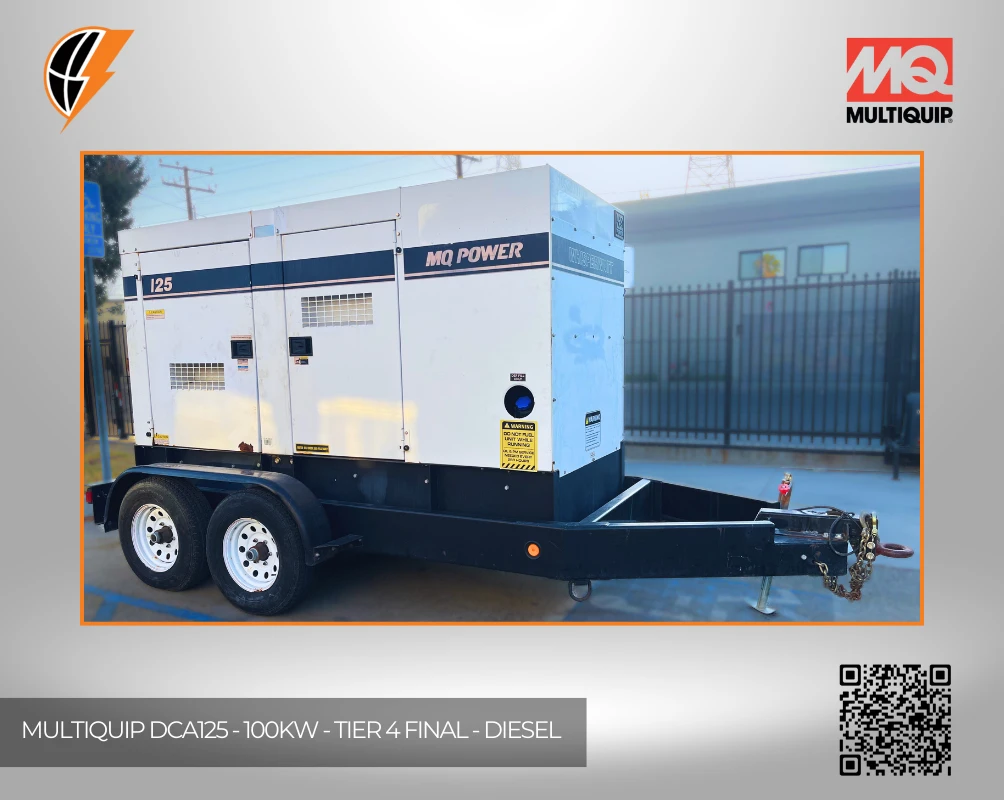 multiquip dca125 100kw tier 4 final rental grade power module 2