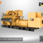 caterpillar g3512h 1500 kw natural gas generator