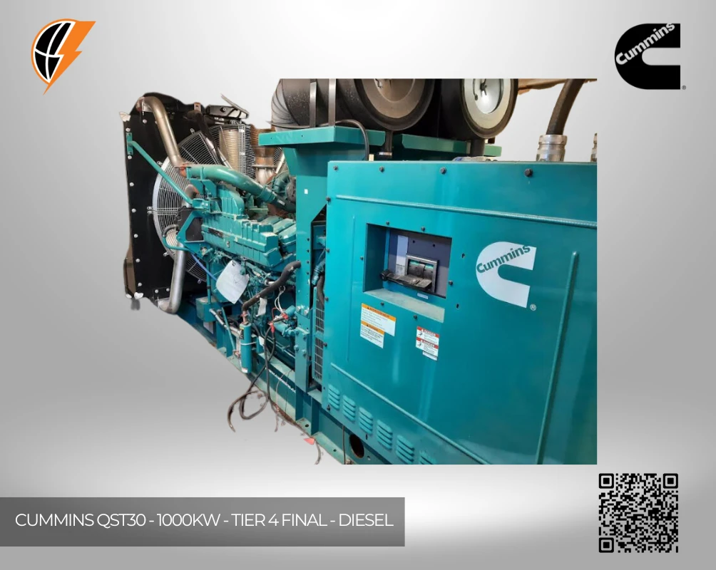 cummins qst30 1000 kw standby 900kw tier 4 final diesel generator set package