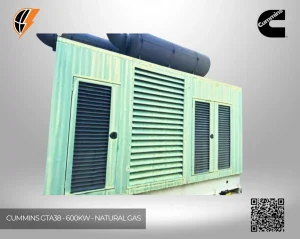 Cummins GTA38 - 600KW Natural Gas Generator Set