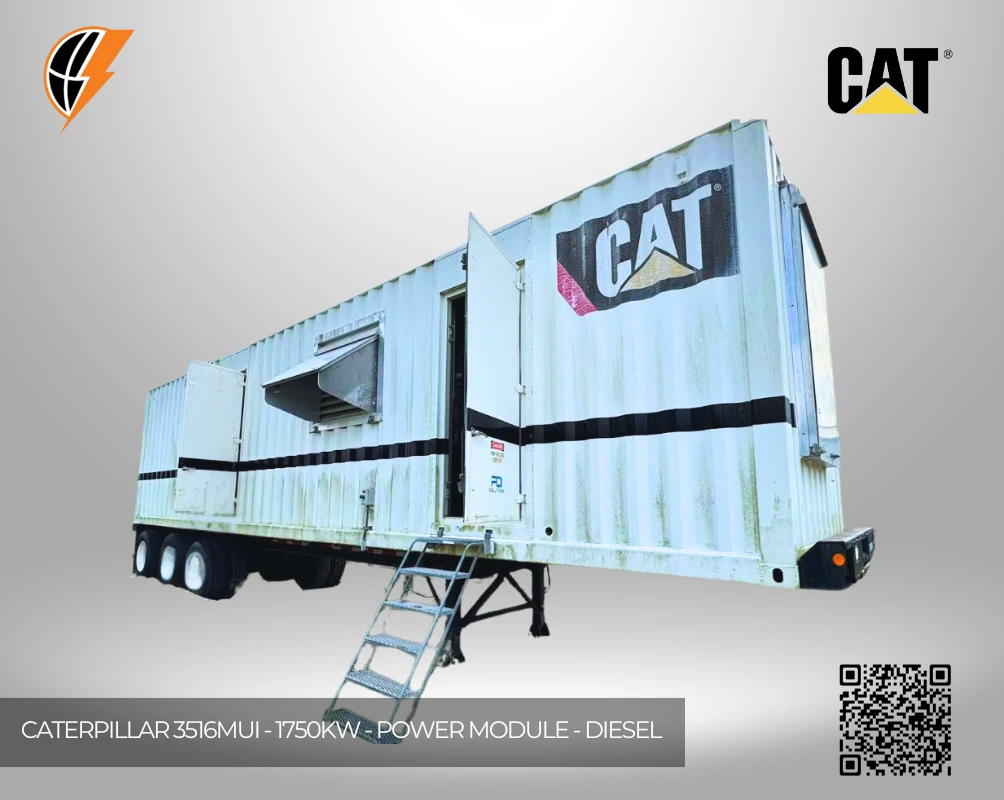 caterpillar 3516mui 1750 kw power module diesel power modulee