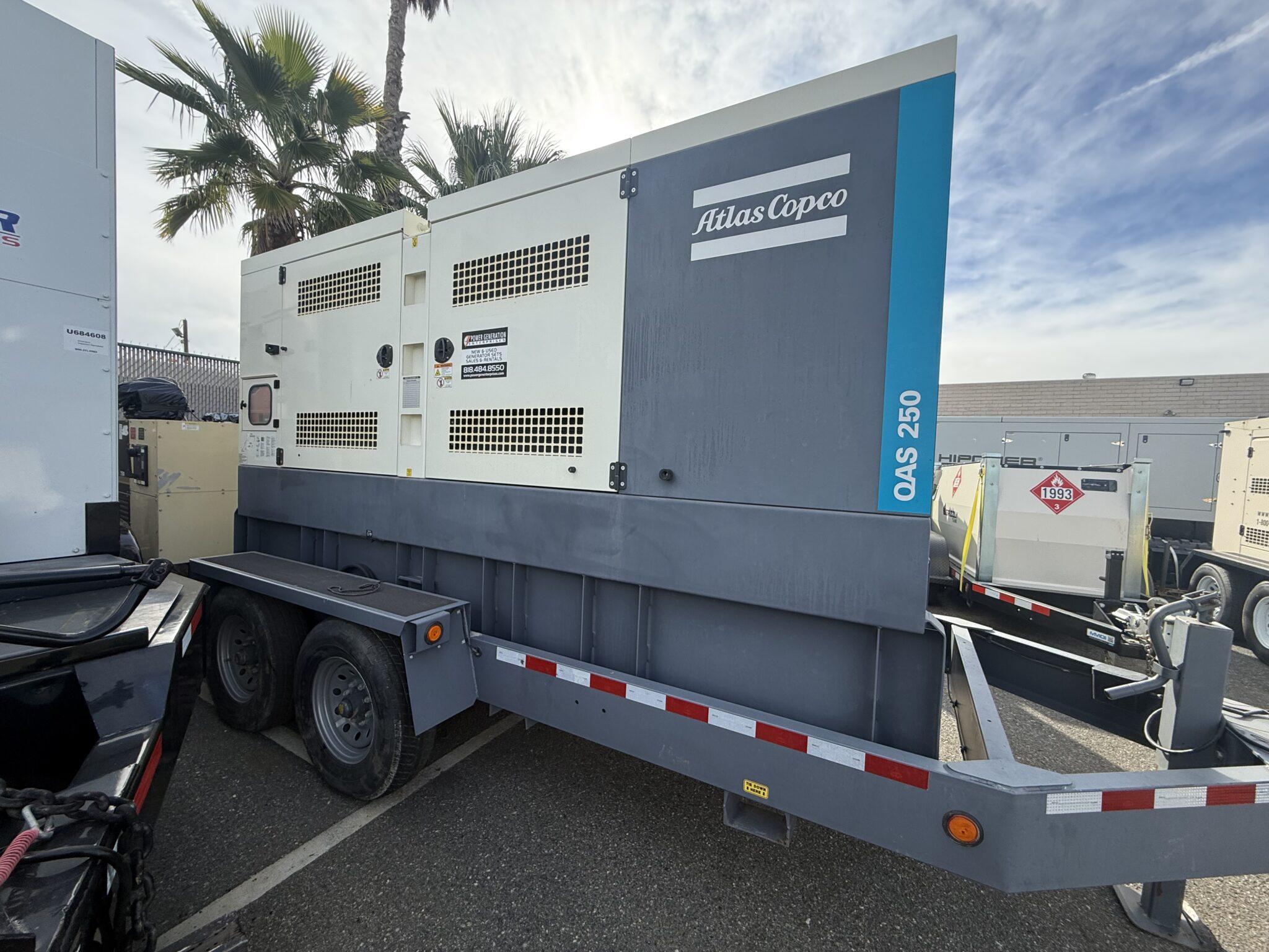 Atlas Copco QAS250 JD T4F - 200KW Tier 4 FINAL Diesel Power Module